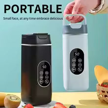 Multifunctional Portable Wireless Blender USB Charging with 4 Modes 12-Blade Ice Crush Blender Auto Clean Leak-Proof Lid Travel
