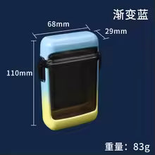 20pcs Large Capacity Cigarette Case with Tungsten Wire Cigarette Lighter USB Charging Waterproof Portable Cigarette Storage Box