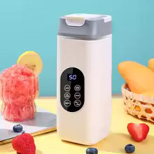 Multifunctional Portable Wireless Blender USB Charging with 4 Modes 12-Blade Ice Crush Blender Auto Clean Leak-Proof Lid Travel