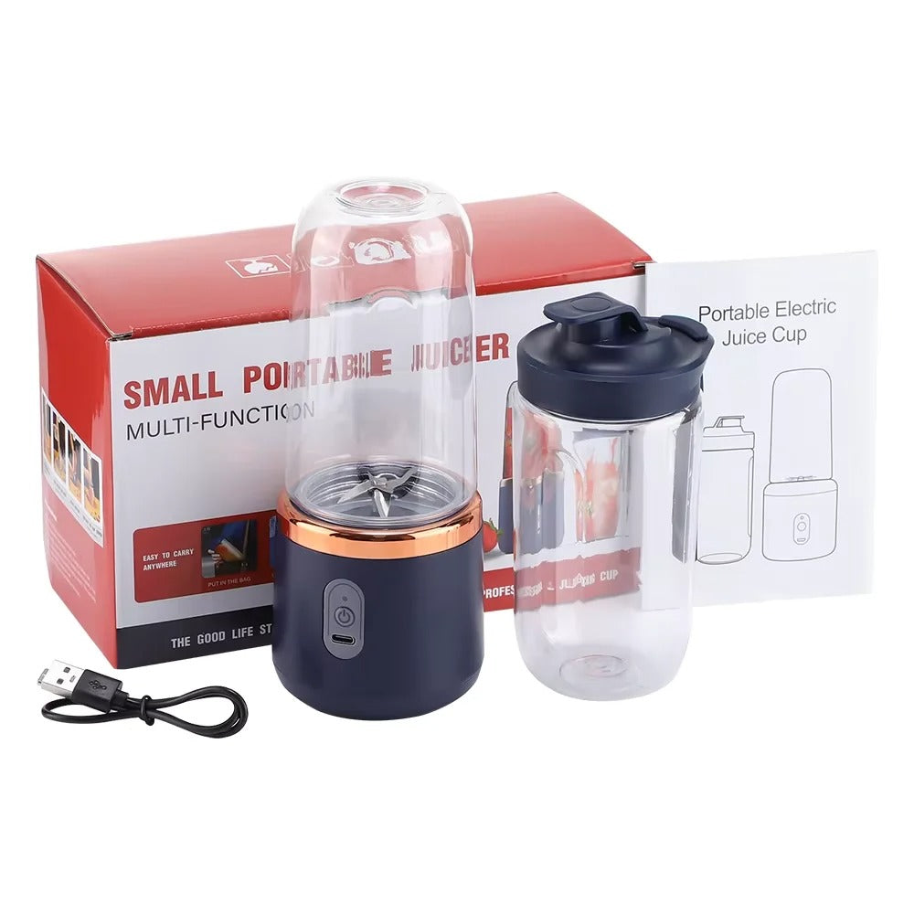 Portable Blender Bottle Electric 6 Blades Multifunction Juice Blender Fresh Juice Smoothie Blender Ice CrushCup Food Processor