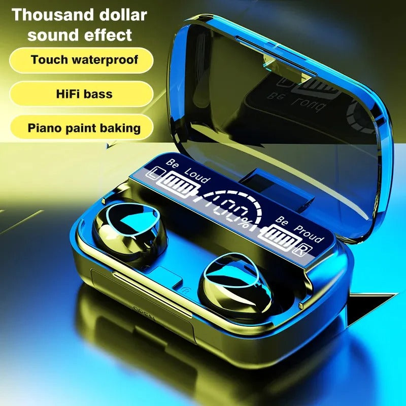 M10 TWS Bluetooth Headphones Wireless Earphones With Charging Box Microphone 9D Stereo Sports Waterproof Earbuds Headset