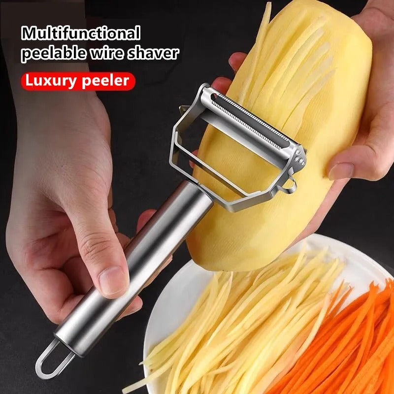Luxury Perfection Fruit Vegetable Peeler Stainless Steel Kitchen Peeler For Flawless Peeling Household Kitchen Essential Tool
