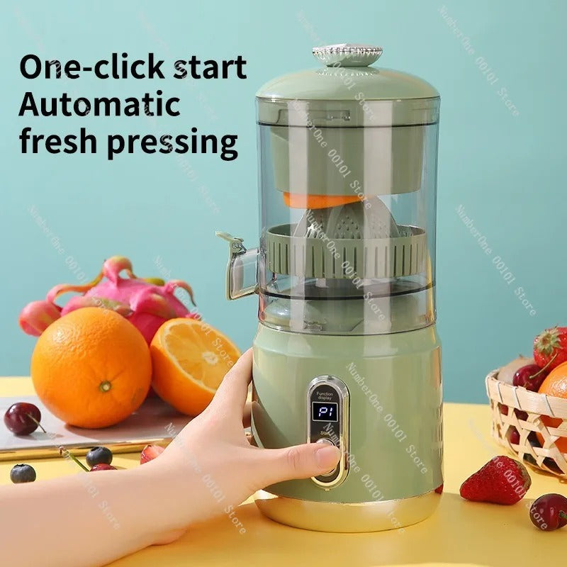 Portable Electric Juicer Mini Juice Extractor Orange Juice Machine Automatic Pulp Separation Fruit Blender Compact Travel Juice