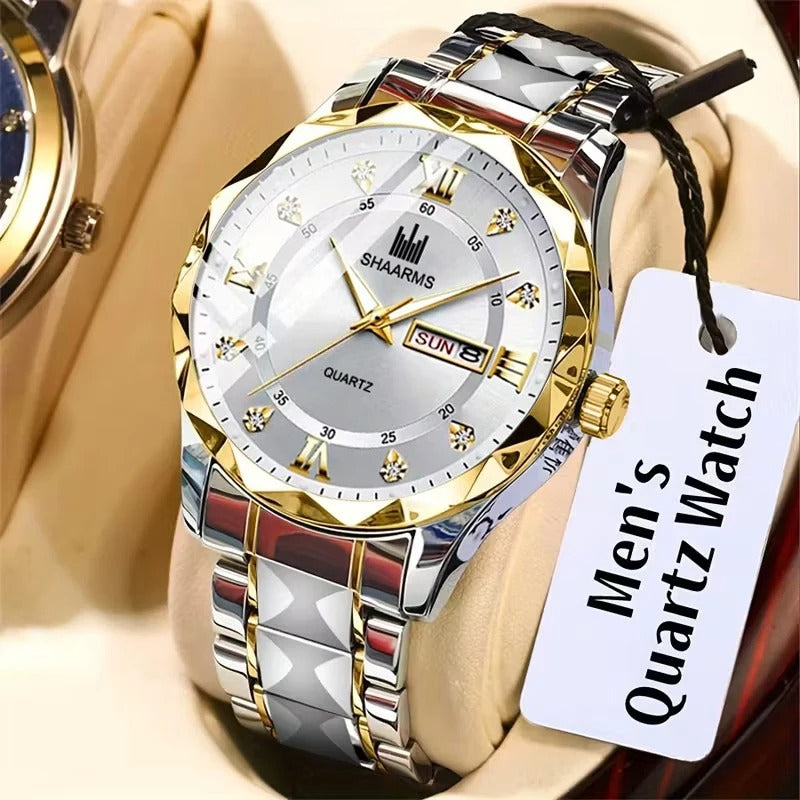 1-piece men's quartz watch with a business sports style, Valentine's Day, and New Year gifts