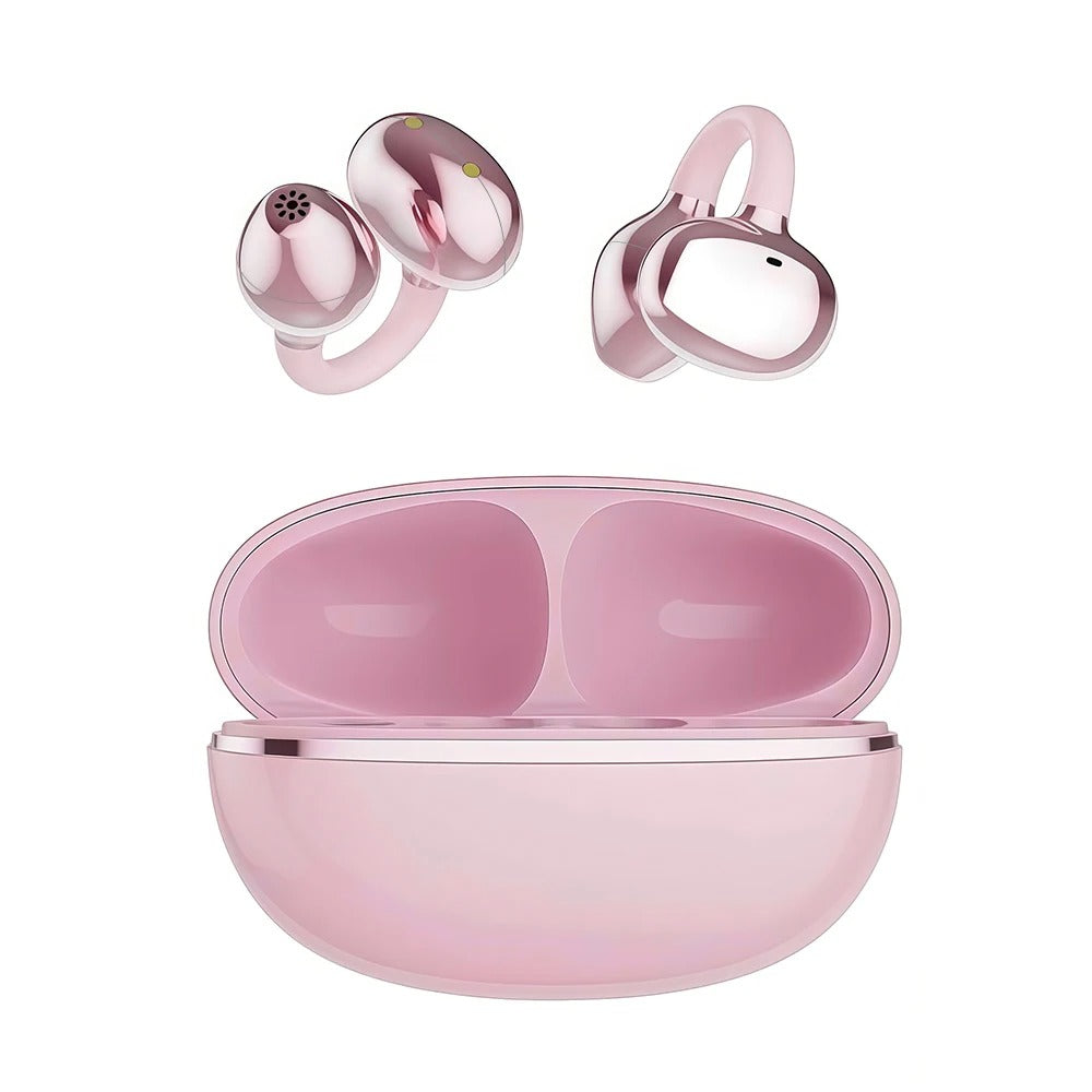 TWS Bluetooth Wireless Earphones Fone Bluetooth Earbuds Deliver Rich Stereo Details Soft Ear Pads Simple Operation for Podcasts