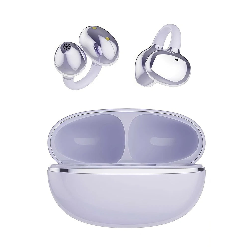 TWS Bluetooth Wireless Earphones Fone Bluetooth Earbuds Deliver Rich Stereo Details Soft Ear Pads Simple Operation for Podcasts